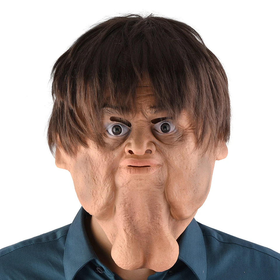 Маска Weirdo платье Вечерние латексная маска капюшон для взрослых на Хэллоуин