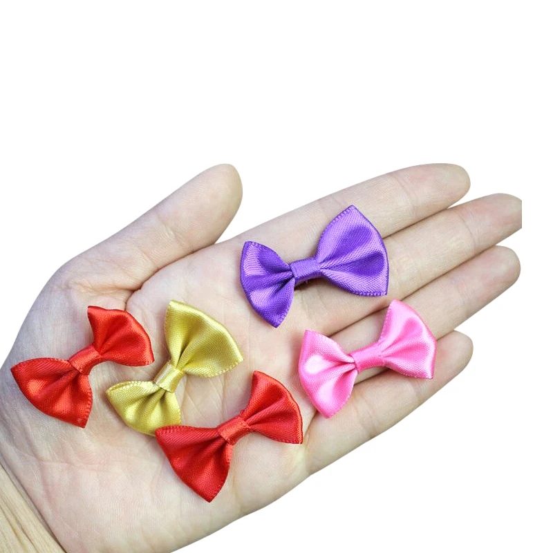 100 шт. шелковые ленты бант узел атласвечерние вечеринка для создания свадебного