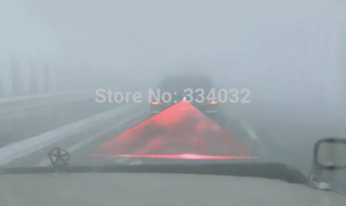 Автомобильный лазерный задний фонарь с защитой от столкновений 12 В светодиодный