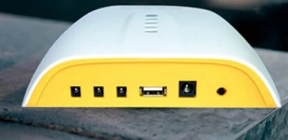 Yellow Goland Century SG0403W 6 в 3 Вт Солнечная система освещения маленький Солнечный генератор постоянного тока с 4.4AH перезаряжаемая литиевая батарея для наружного использования - Цвет: Yellow