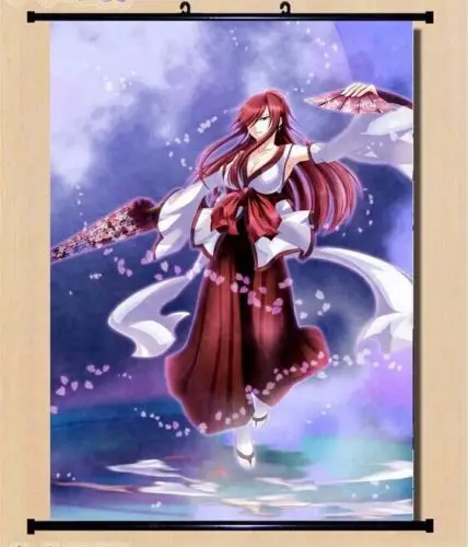 Аниме Сказочный хвост Erza Scarlet Ailosa домашний Декор настенный прокрутка постер | Дом