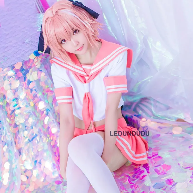 Fate/Grand Order Fate Apocrypha Rider Astolfo Косплей JK школьная форма костюм моряка женский
