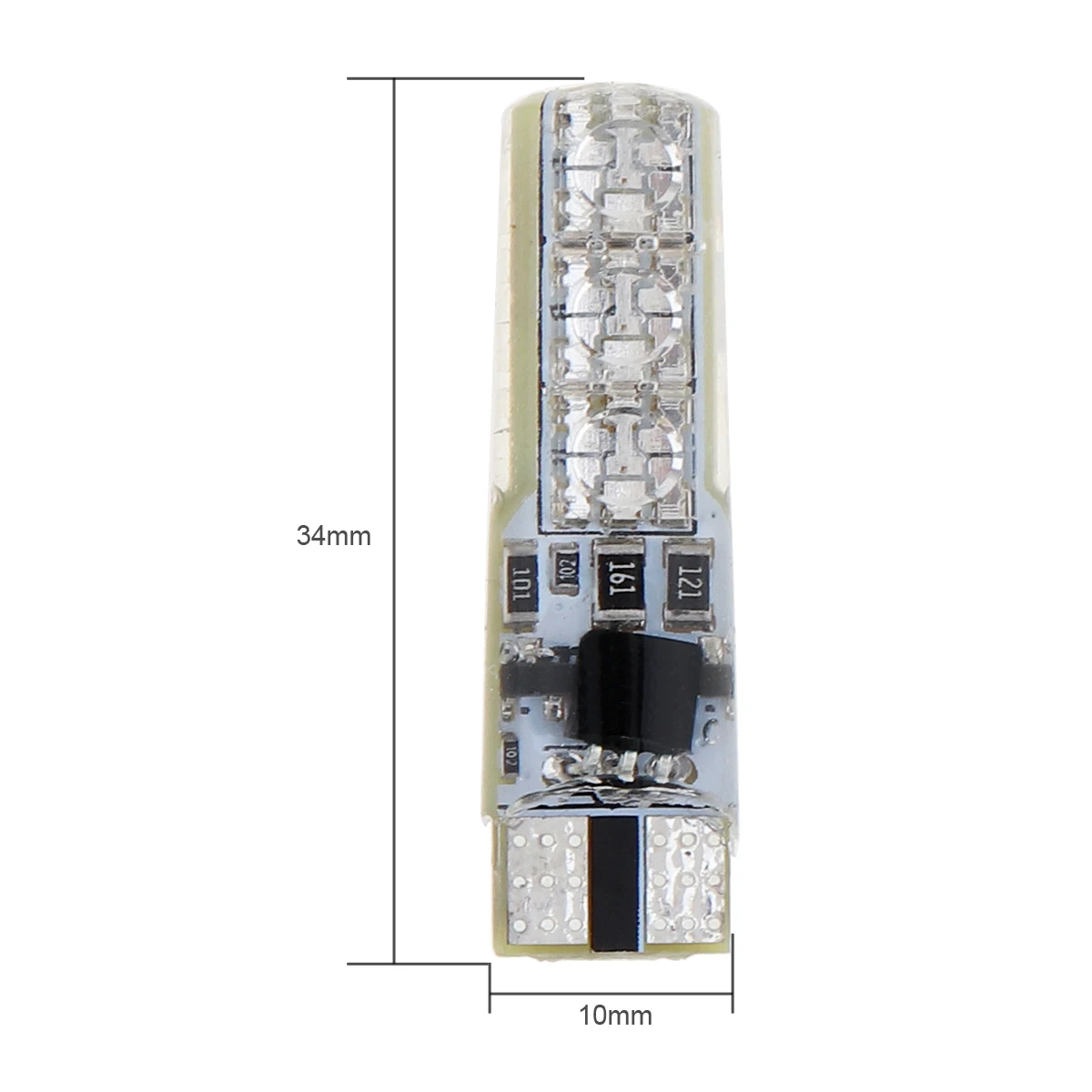 2 шт. автомобильный T10 12 В RGB 5050 светодиодный светильник на танкетке декоративный