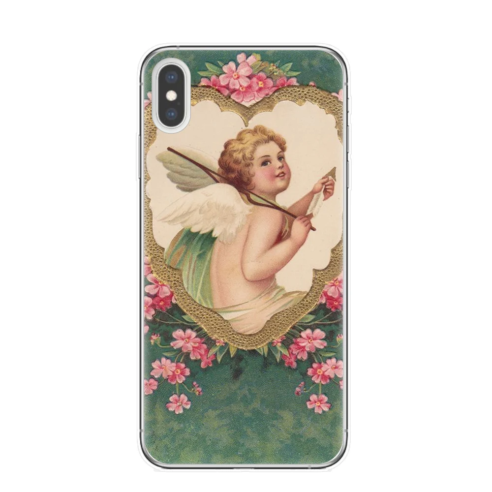 Ренессанс ангелы Новинка чехол для телефона Fundas для iPhone 11 Pro XS Max X XR 8 7 6 6S Plus 5S SE Чехол Мягкий силиконовый чехол s Coque