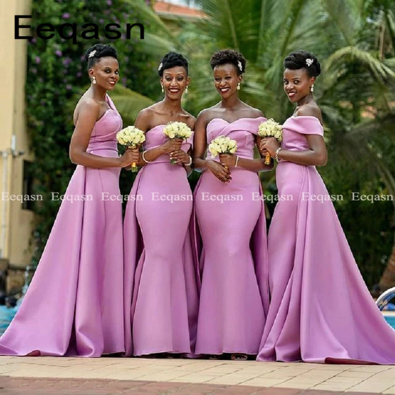 Платье подружки невесты с открытыми плечами длинное официальное платье черного