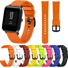 Мягкий силиконовый ремешок для часов Xiaomi Huami Amazfit Bip, ремешок для наручных часов 20 мм, браслет для Mijia Quartz Garmin vivoactive3