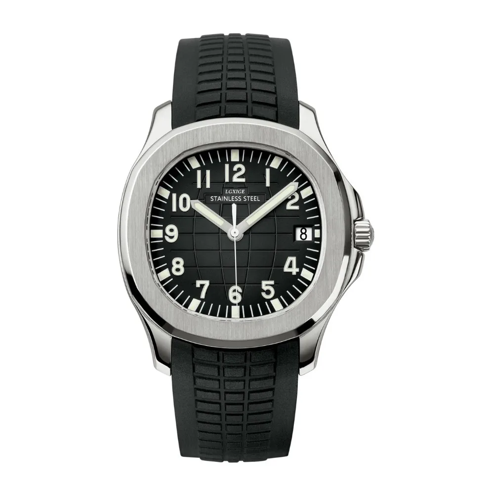 Горячие Лучшие Брендовые мужские часы patek роскошные часы Relogio кварцевые Спортивная Резина повседневные Модные кварцевые наручные часы водонепроницаемые