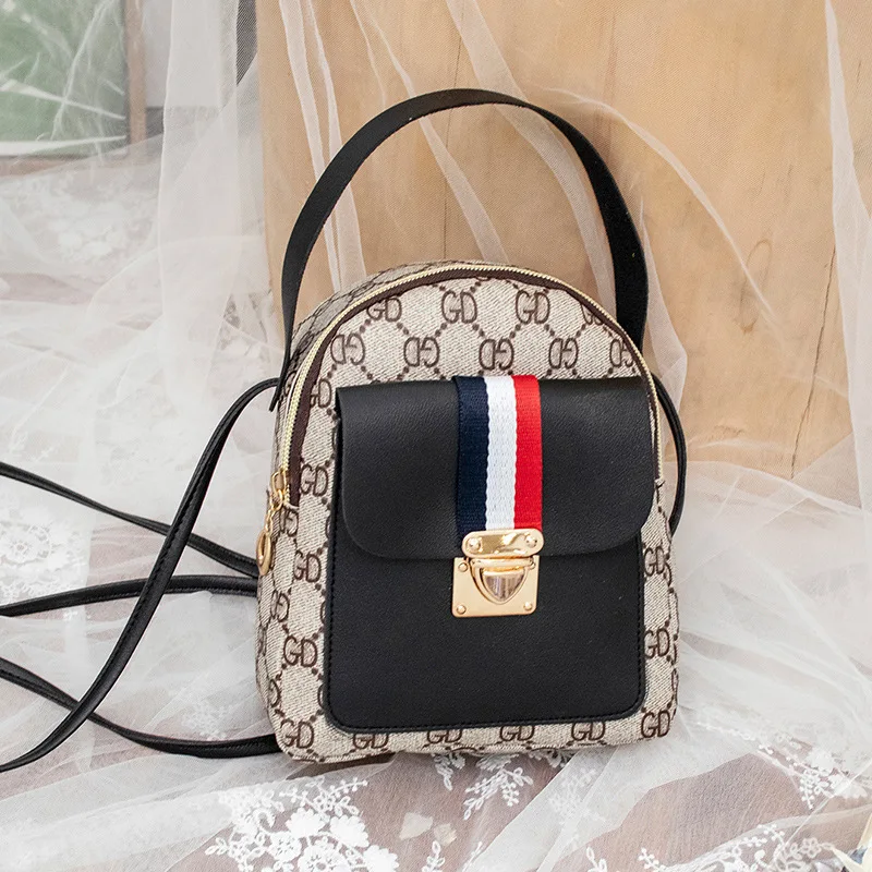 Модная женская мини-сумка из искусственной кожи сумка через плечо для колледжа