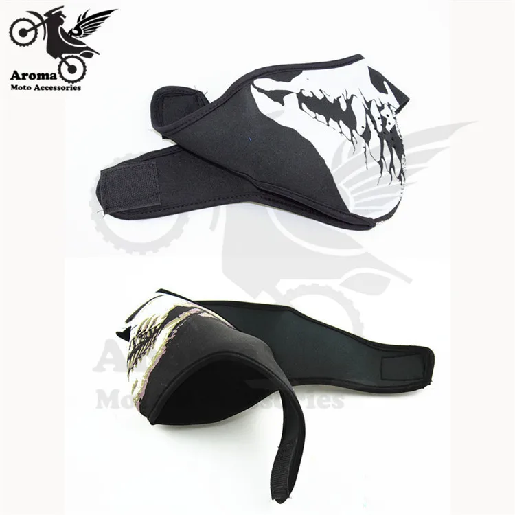 Зимняя Балаклава лицевой щит велосипедная маска-череп на половину лица солнце