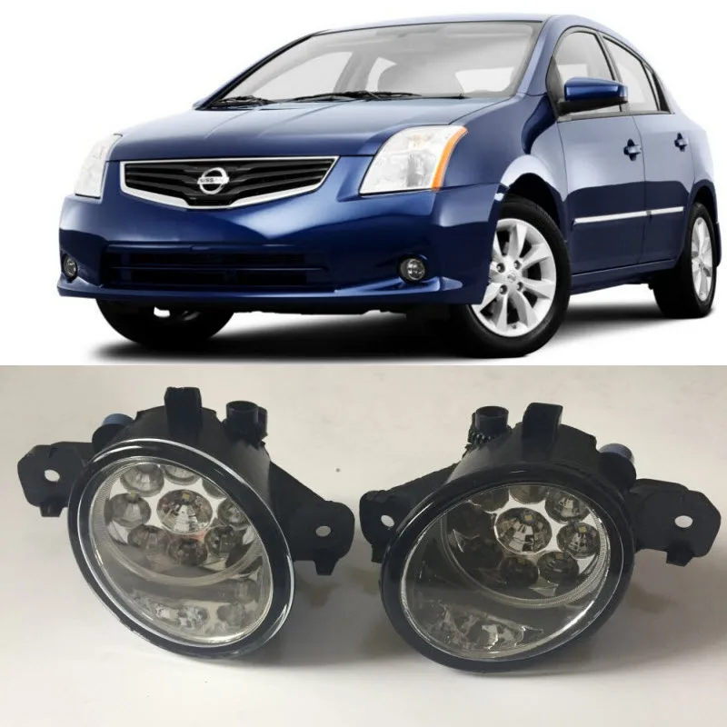 Для Nissan Sentra 2004 2012 9 штук Светодиодный s Противотуманные фары H11 H8 12В 55 Вт галогенная
