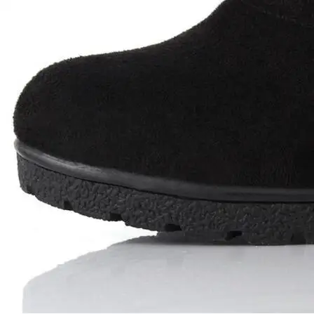 Женские ботильоны из флока на платформе высоком каблуке со шнуровкой танкетке