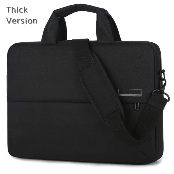 Thick Black Бренд Бринч сумка для ноутбука 1", 14", 1", 15,6 дюймов, сумка-мессенджер чехол для MacBook air pro 13,3, 217 - Цвет: Thick Black