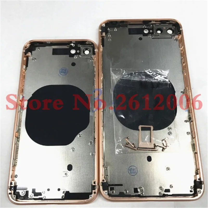 Для iphone 8 8G 8 Plus задняя средняя рамка Шасси Полный корпус сборка батарея чехол для iphone 8 задняя крышка чехол с логотипом