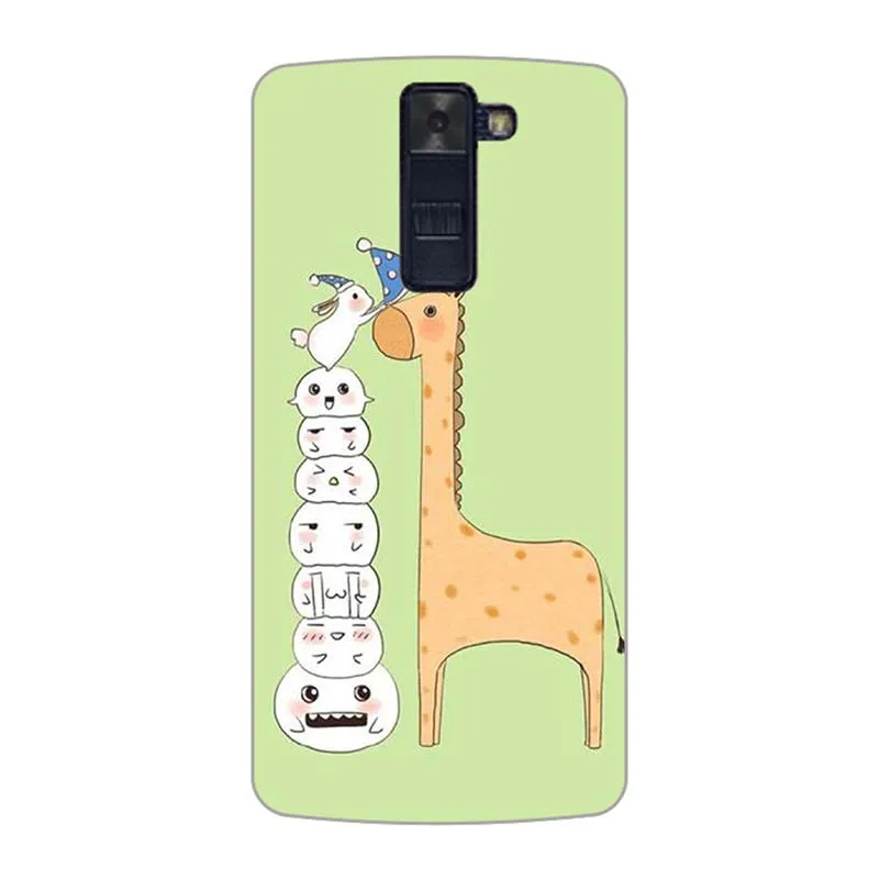 Мягкие силиконовые с рисунком чехол для телефона LG K8 K 8 Lte K350 K350E K350N 5 0 " цветные