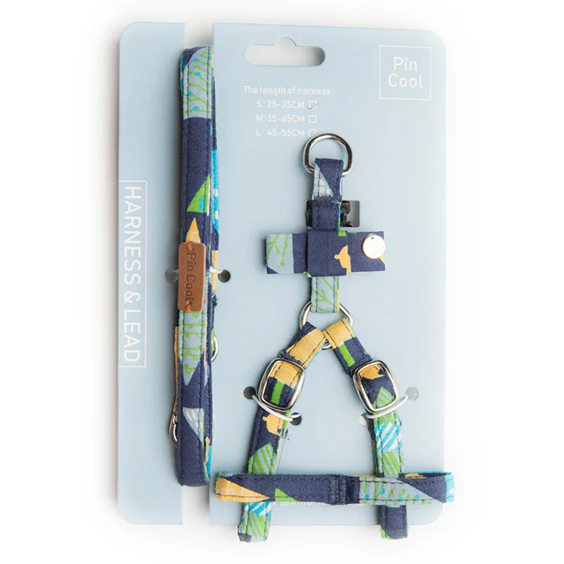 Модный собачий ошейник с лесным полем набор хлопковых поводков для