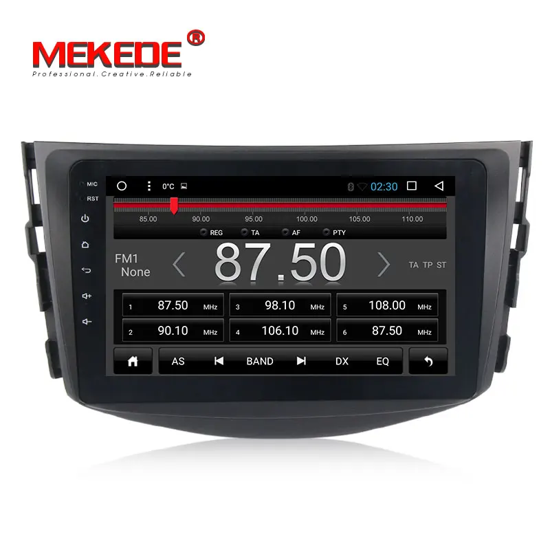 Navi Fly Android8.1 Allwinner T3 T8 Автомобильная магнитола для Toyota RAV4 Previa Rav 4 2007 2008 2009 2010 2011 с 4g WiFi
