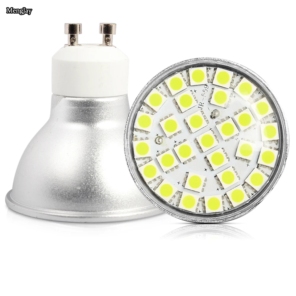 

GU10 LED Bulb 4W AC 195-240v Spotlight 29 pcs SMD 5050 Spot Light Bulb Aluminum High quality hot sell Worldwide