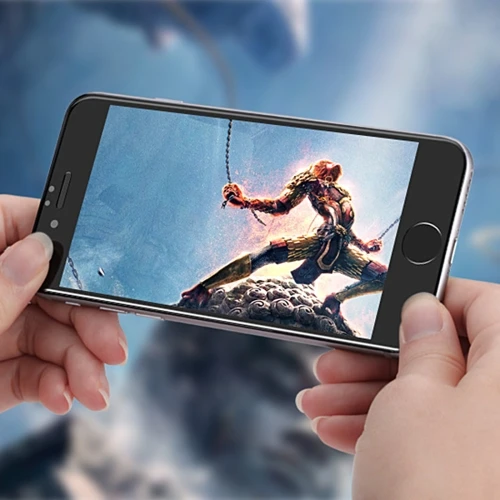 6 & 6S полноэкранная защита 3D Arc Взрывозащищенная закаленная стеклянная пленка для