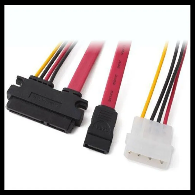 40 см 6 ГБ/сек. SATA 15pin на 7pin + IDE Molex 4Pin мощность/данные комбинированный кабель для ПК