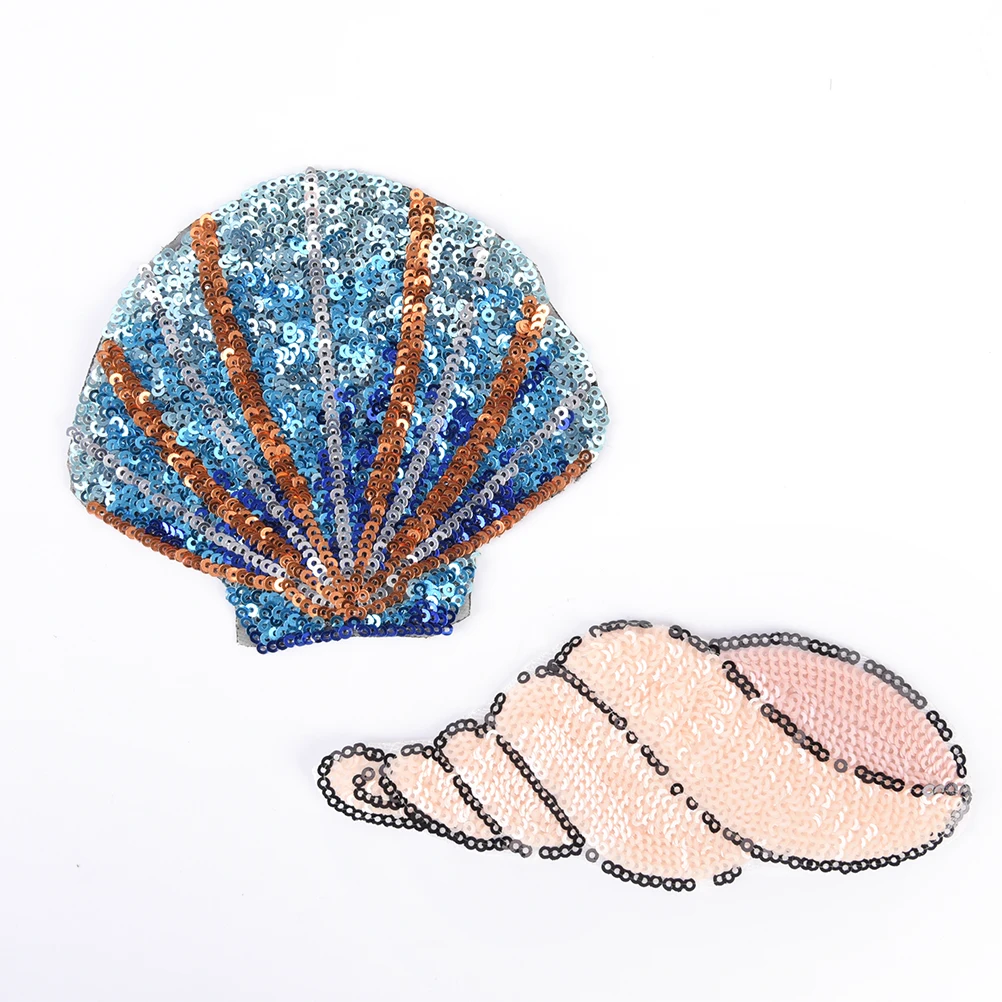 Новинка 1 шт. ракушки морской звезды пайетки пришитые патчи для одежды сделай сам