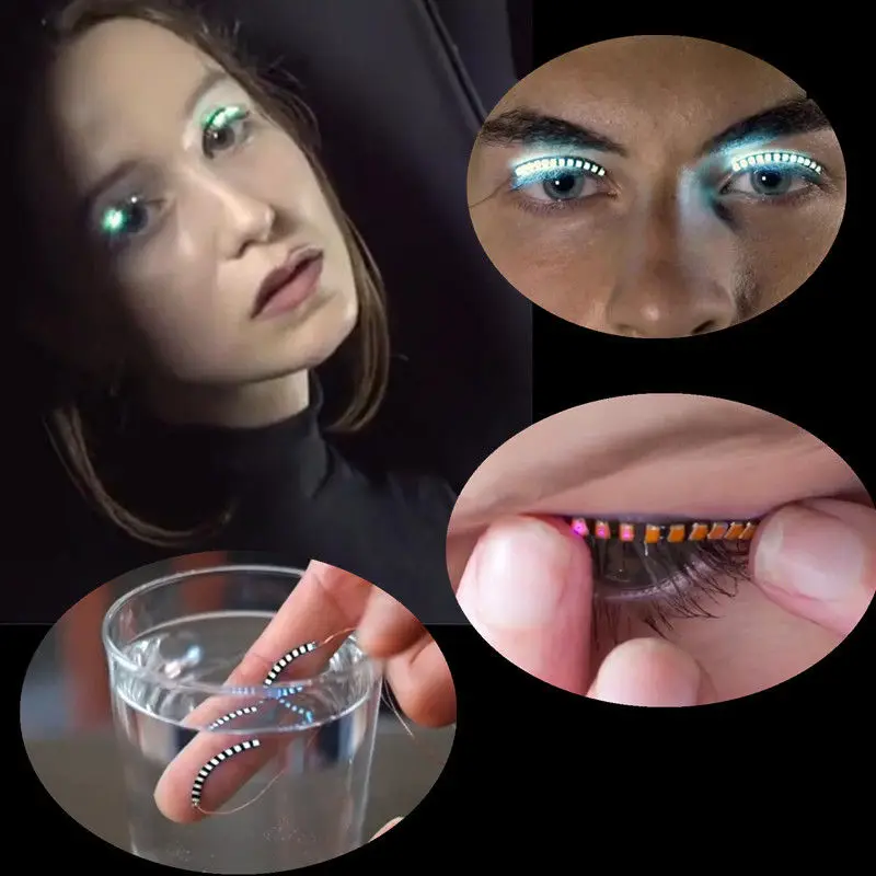 СВЕТОДИОДНЫЕ ресницы накладные модные иконки продажа пабов клубов вечевечерние