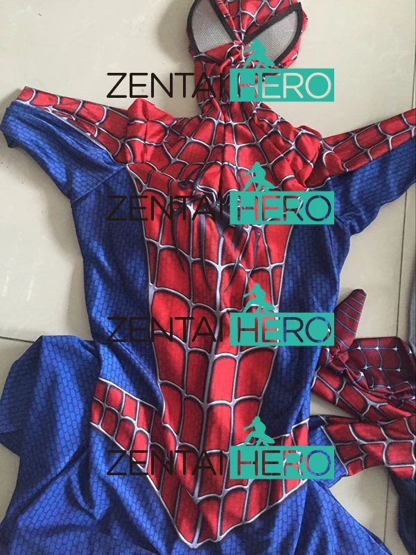 Бесплатная доставка DHL костюм Raimi Человек паук 3D оригинальный фильм 2017 Хэллоуин