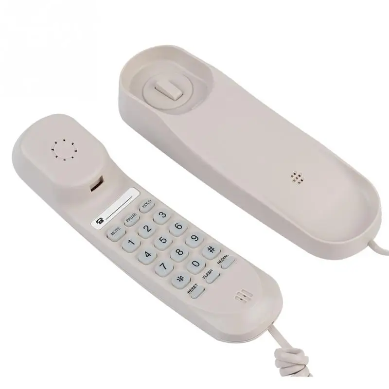 Портативные проводные телефонные телефоны пауза/Повторный набор/настенная