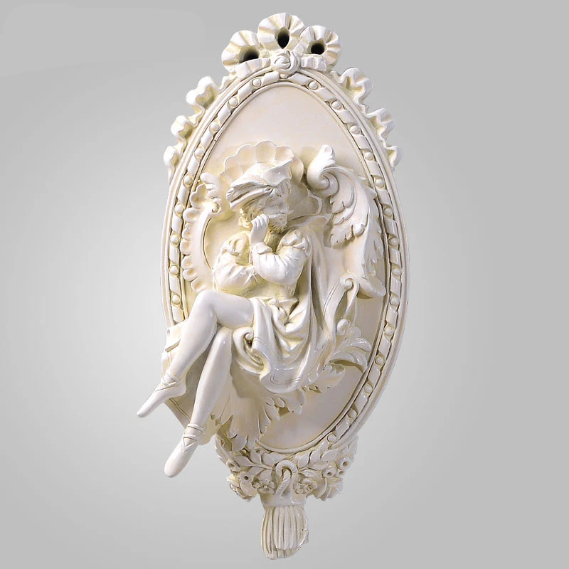 

Modern Hanging Sculpture Murals Resin Ornaments Artwork Statue Home Corridor Wall Hanging Decoration Creative 3D Emulate Statue