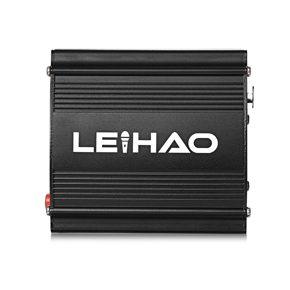 Оригинальный LEIHAO 48 В Phantom микрофон Питание AC 100 120 Универсальный XLR Вход и Выход Шум
