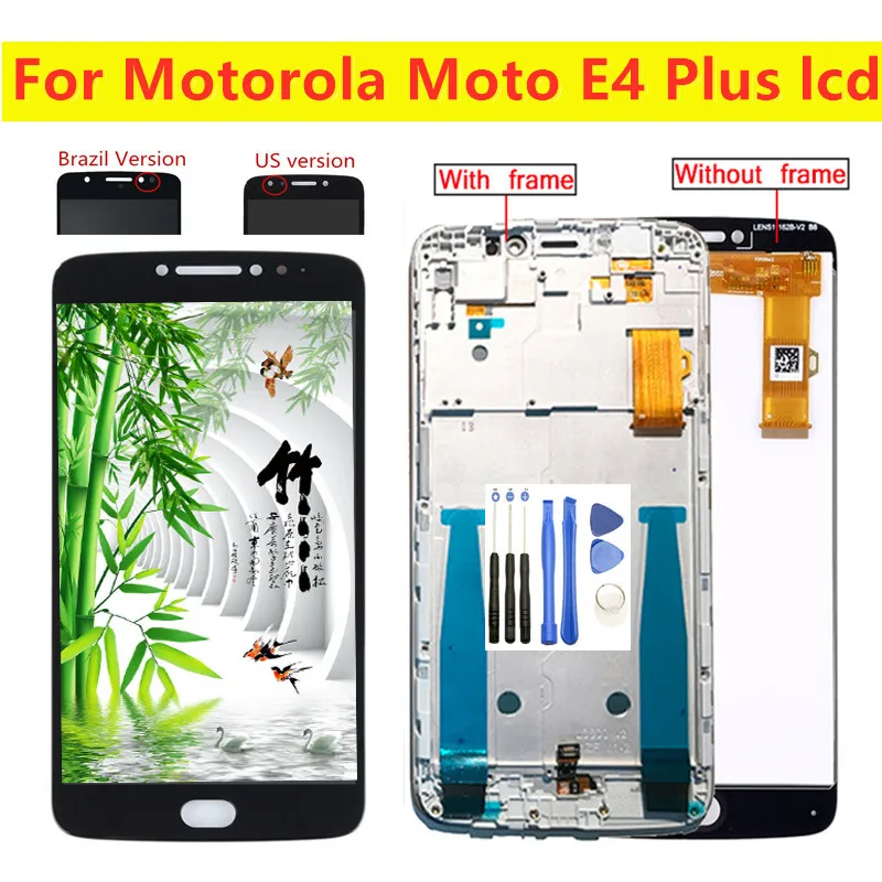 Высококачественный ЖК дисплей для Motorola Moto E4 Plus XT1770 XT1773 XT1771 XT1772 сенсорный экран