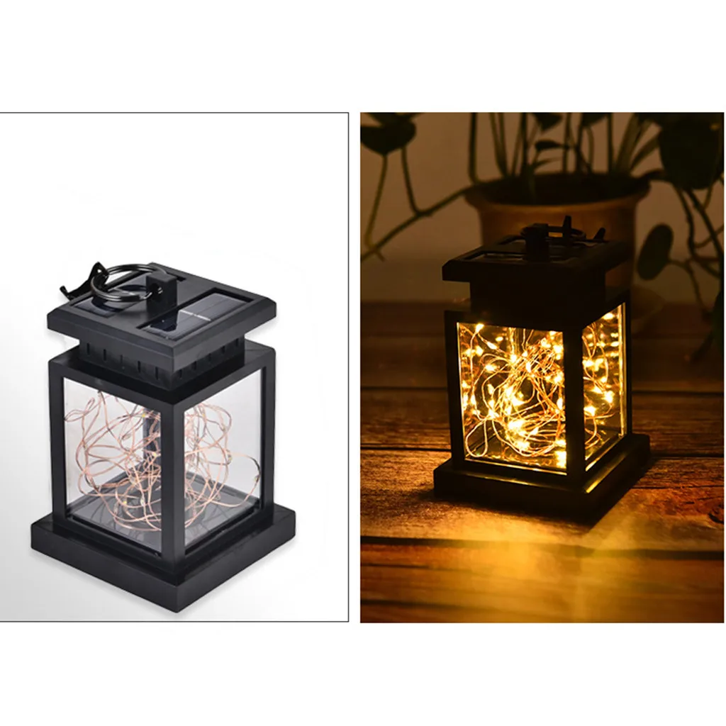 Водонепроницаемый на открытом воздухе подвесной солнечный светильник