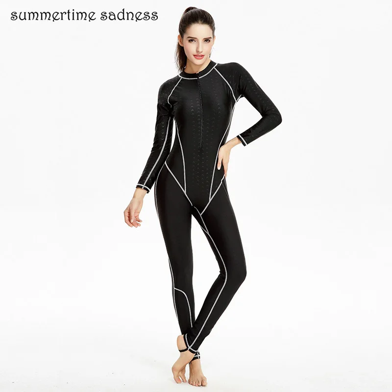 Классический купальник слитный Черный Костюм Плавание Quick Dry Triatlon Виндсерфинг