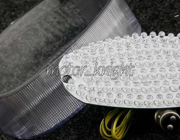 Integrated LED Tail Light For Yamaha YZF600R Vstar 650 1100 Custom Clear Turn Signal |