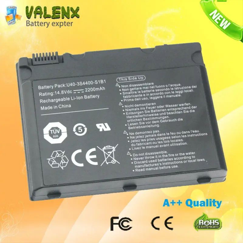 Аккумуляторная батарея для ноутбука Φ C1M1 E1M1 G1L3 S1G1 Uniwill U40 Series|laptop battery|u40 batterybattery for