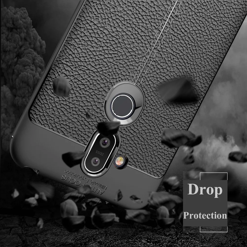 Чехол для телефона Nokia X7 роскошный противоударный мягкий силиконовый
