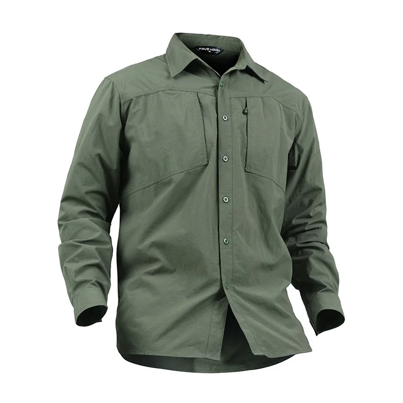 Army Green 77 City Killer брендовые летние рубашки мужские военные быстросохнущие тактические мужские s рубашки верхняя одежда армейские рубашки мужские camisa masculina - Цвет: Army Green