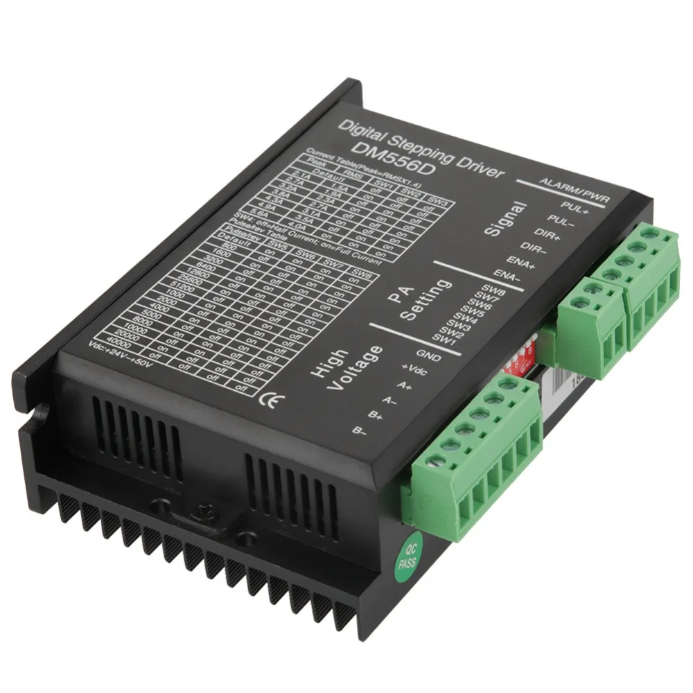 DM556D ступенчатый двигатель двухфазный Мощный драйвер шагового двигателя для