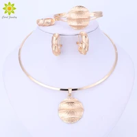 women jewelry sets for party gold color wedding accessories african beads pendant necklace earrings bracelet ring set