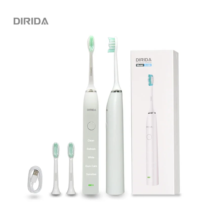 DIRIDA S 100 для взрослых перезаряжаемая звуковая электрическая зубная щетка