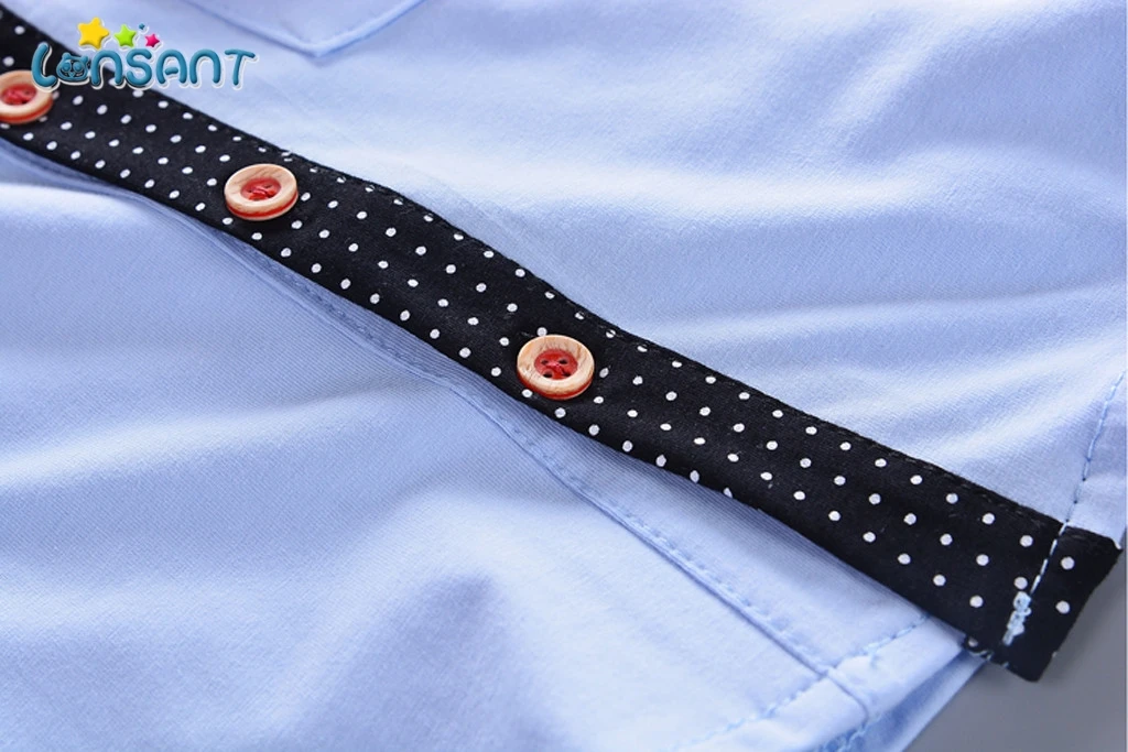 Летние комплекты одежды для маленьких мальчиков lonсант Детская рубашка +