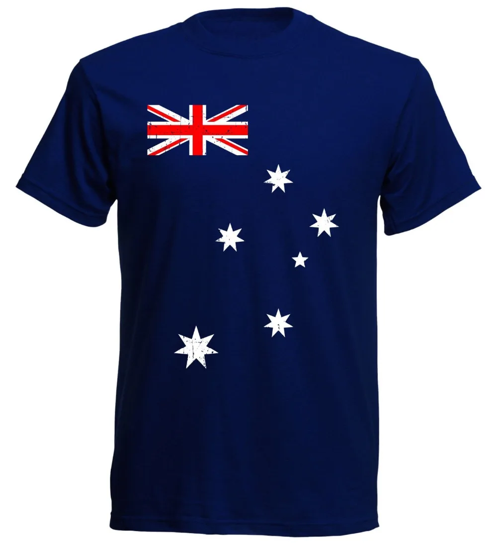 

Australien Navy Aus Footballer 2019 New Summer Men Hot Sale Fashion Top Tee 100% Cotton Humor Men Crewneck Tee Shirt
