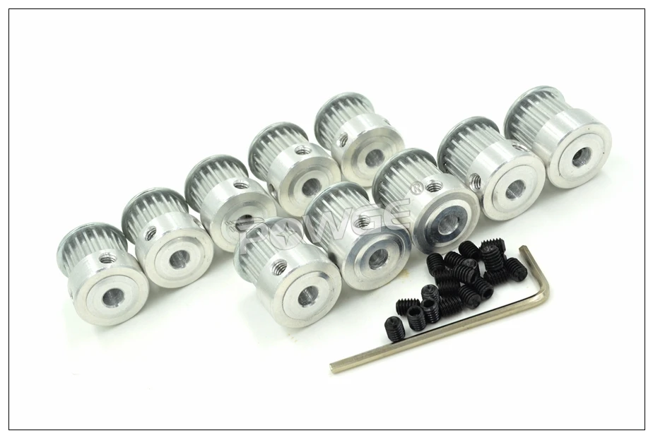 Зубчатый шкив для 3D принтера 20 т зубьев|timing belt bearings|timing profilestiming pulley |