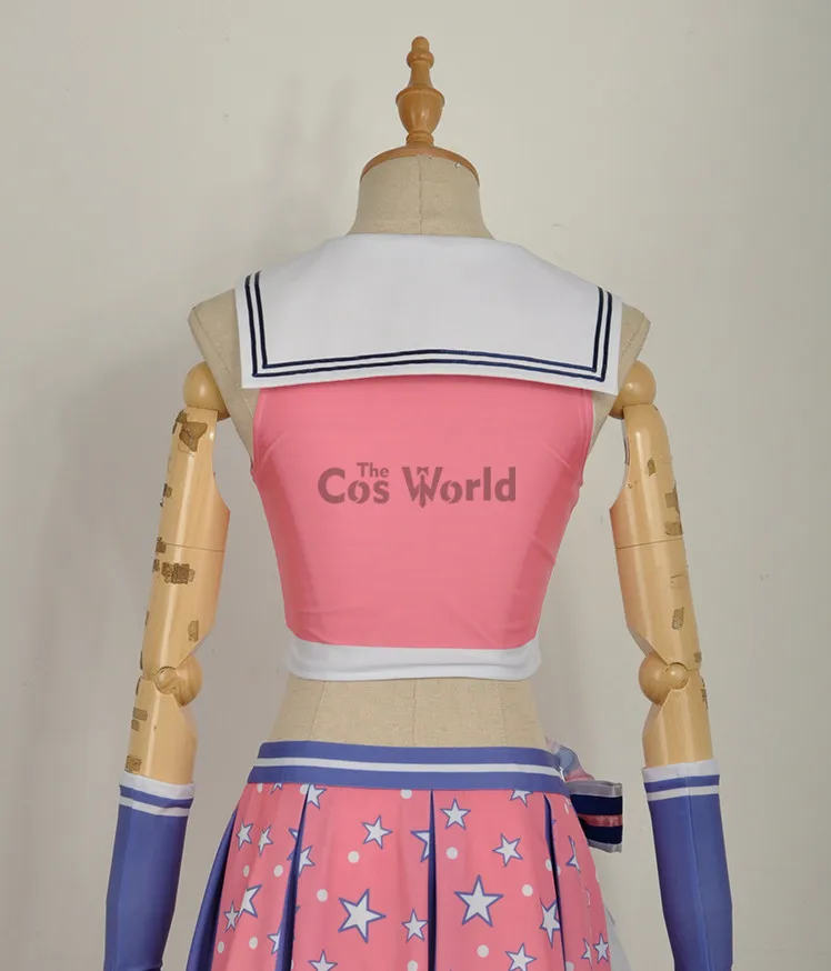 Прекрасно! Солнечный свет! Костюм Чирлидера Aqours Sakurauchi Riko костюм-униформа для