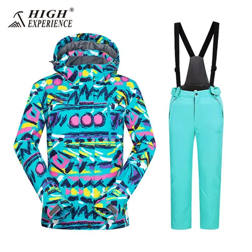 blue ice blue Лыжный костюм s для детей; зимний костюм для мальчиков; лыжный костюм для девочек лыжный костюм сноуборд лыжный костюм для девочки лыжный костюм зимние штаны лыжи лыжные штаны сноуборд сноубординг горнолыжный костюм - Цвет: blue ice blue