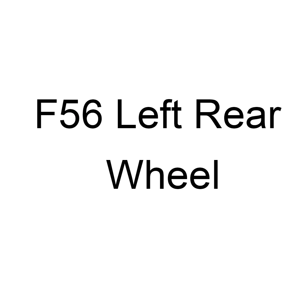 F56 Left Rear Wheel 1 шт., автомобильный бочонок задние уширители крыла колесная арка защита арки Брызговики для Mini Cooper R56 R57 F56 автомобильные аксессуары - Цвет: F56 Left Rear Wheel