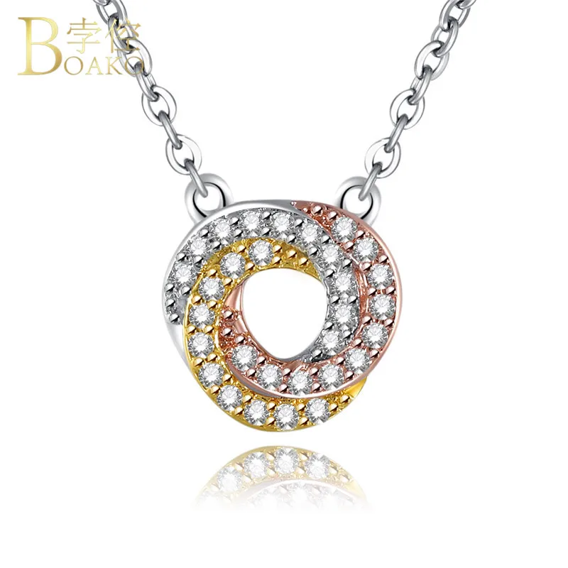 Подвески из нержавеющей стали ожерелья для женщин 2018 новые длинные