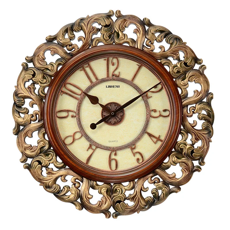 Lai Sheng European large living room wall clock home decor classic retro quartz pocket watch creative big table | Дом и сад