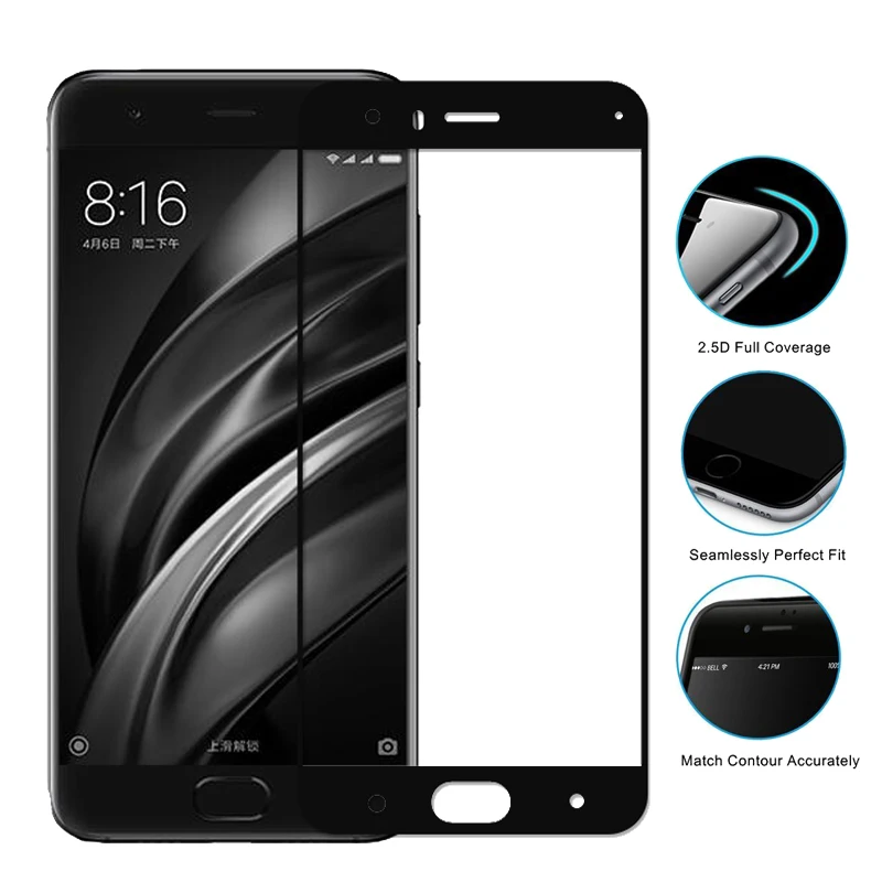 9H полное покрытие взрывозащищенное Закаленное стекло для Xiaomi Mi6 Mi8 8SE Mi 8 SE чехол