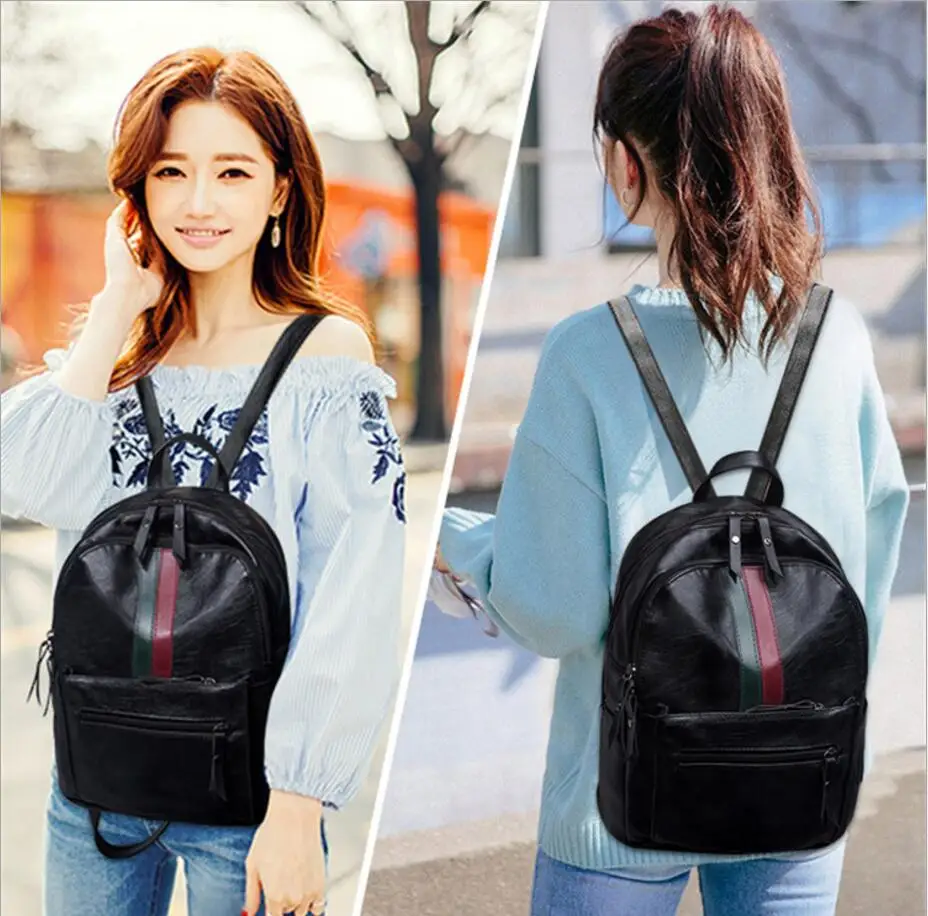 Женский рюкзак Feminina Mochila Escolar кожаный Mochilas Menina l Realer рюкзаки в Корейском стиле