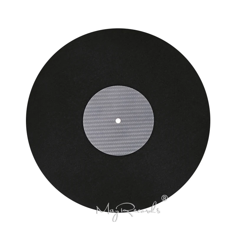 Высококачественный 12 дюймовый коврик из углеродного волокна LP Slipmat для